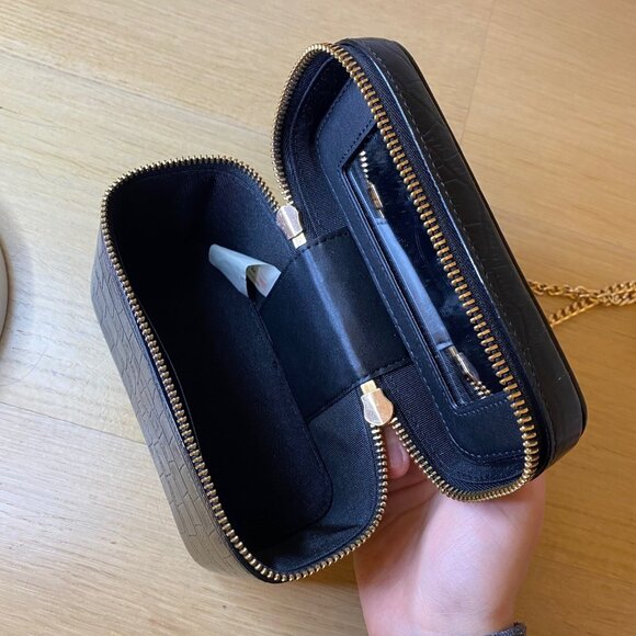 Pedro black chain crossbody mini bag - Picture 4 of 5